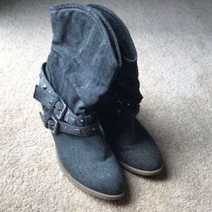 Jean Grey-Blue Booties